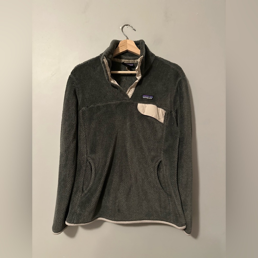 Patagonia Gray Fleece Pullover